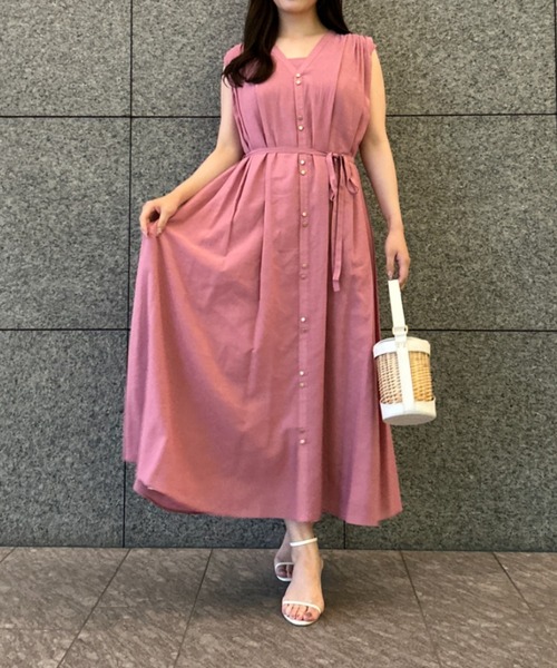 美品♡マイストラーダ　オフショルボイルワンピース　ピンク 美品♡マイストラーダ オフショルボイルワンピース ピンク