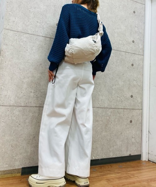 HusHusH（ハッシュアッシュ）の「HusHusH ハッシュアッシュ ギャザーショルダーバッグ（ショルダーバッグ・レディース・ピンク/ブラック/アイボリー/ブルー・フリー）」の19枚目の写真