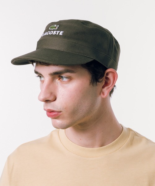 【セール】アイコンステッチワークキャップ（ニットキャップ/ビーニー）｜LACOSTE（ラコステ）