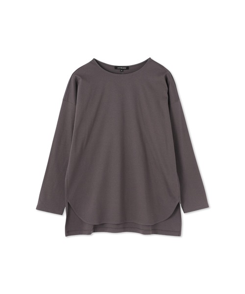 LAUTREAMONT(ロートレアモン)の「【WEB限定】【3サイズ】スムースコットンカットソー≪洗える/接触冷感≫(Tシャツ/カットソー・レディース・ベージュ/チャコールグレー/ブルー/ブラック/ホワイト・11号/9号/7号)」の22枚目の写真