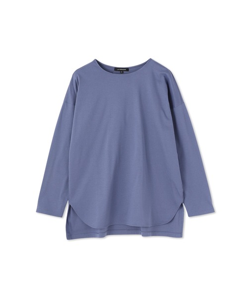 LAUTREAMONT(ロートレアモン)の「【WEB限定】【3サイズ】スムースコットンカットソー≪洗える/接触冷感≫(Tシャツ/カットソー・レディース・ベージュ/チャコールグレー/ブルー/ブラック/ホワイト・11号/9号/7号)」の15枚目の写真
