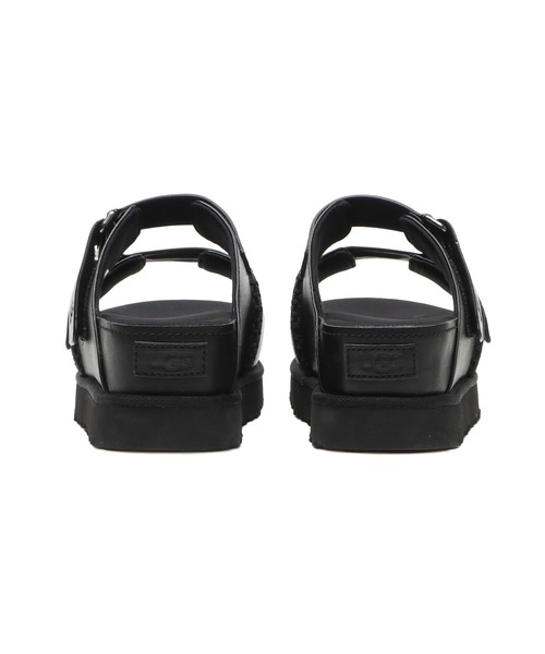 UGG（アグ）の「W GOLDENSTAR HI SLIDE 1152651-BLK（サンダル）」 - WEAR