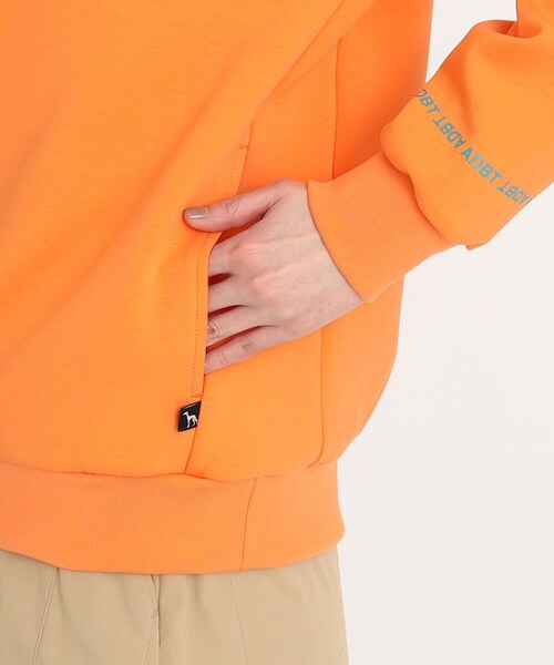 adabat（アダバット）の「◆【ADBT】袖ロゴデザイン 長袖クルーネックトレーナー（スウェット・レディース・ブラック/オレンジ/ホワイト・42/40/38）」の18枚目の写真