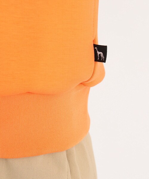 adabat（アダバット）の「◆【ADBT】袖ロゴデザイン 長袖クルーネックトレーナー（スウェット・レディース・ブラック/オレンジ/ホワイト・42/40/38）」の19枚目の写真