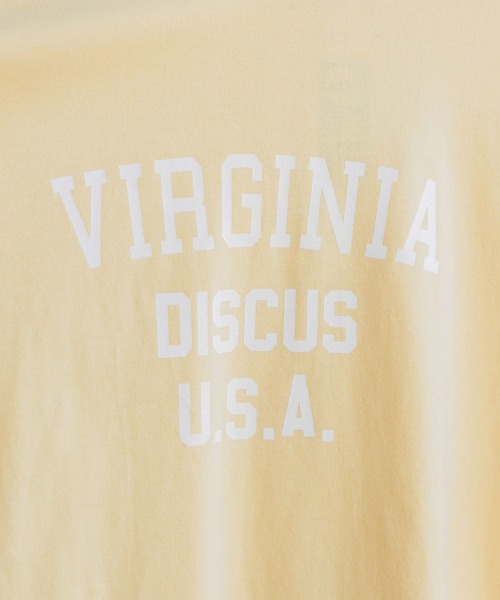DISCUS ATHLETIC（ディスカス　アスレチック）の「DISCUS/ディスカス カレッジBIGTシャツ（Tシャツ/カットソー・レディース・イエロー/グリーン/ネイビー/レッド/ホワイト/ブラック・FREE）」の21枚目の写真