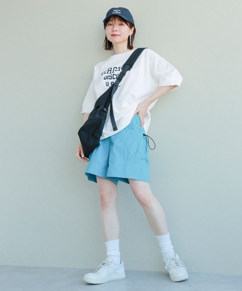 DISCUS ATHLETIC（ディスカス　アスレチック）の「DISCUS/ディスカス カレッジBIGTシャツ（Tシャツ/カットソー・レディース・イエロー/グリーン/ネイビー/レッド/ホワイト/ブラック・FREE）」の12枚目の写真