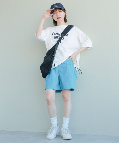 DISCUS ATHLETIC（ディスカス　アスレチック）の「DISCUS/ディスカス カレッジBIGTシャツ（Tシャツ/カットソー・レディース・イエロー/グリーン/ネイビー/レッド/ホワイト/ブラック・FREE）」の11枚目の写真