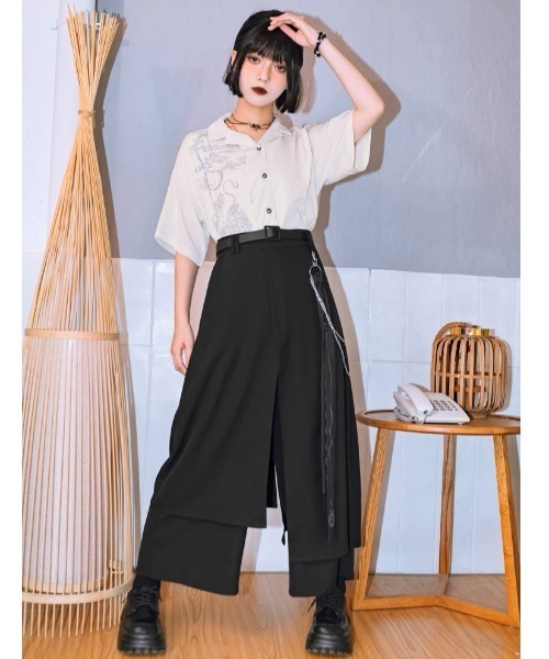 A'GEM9（エージェムナイン）の「『古怪舎/グガイシャ』 袴パンツ④