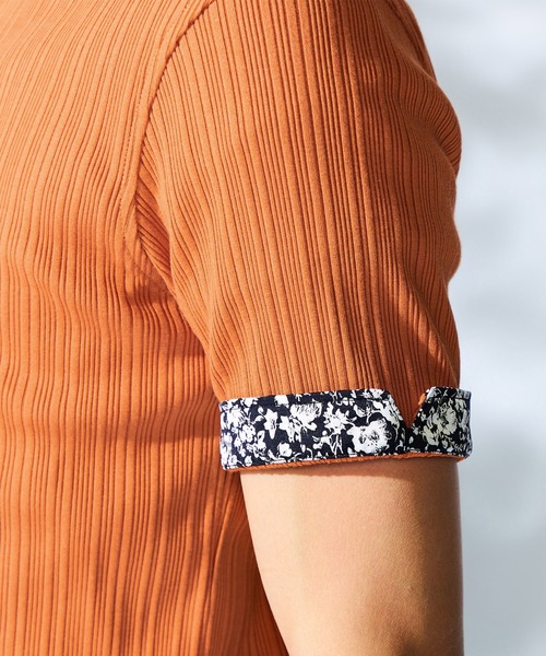 【WEB限定】ランダムテレコスキッパーポロシャツ（ポロシャツ）｜HIDEAWAYS NICOLE（ハイダウェイニコル）