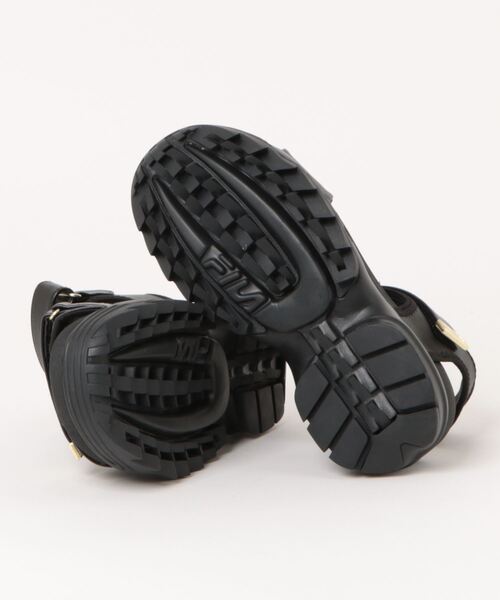 FILA Disruptor Wedge Sandal Lux 厚底サンダル BLACK/GOLD 楽天市場】FILA フィラ サンダル レディース おしゃれ かわいい