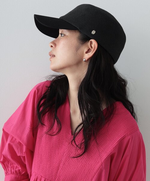 GALLEST(ギャレスト)の「◆ストローキャップ(キャップ・レディース・ブラック/ベージュ・00)」の11枚目の写真