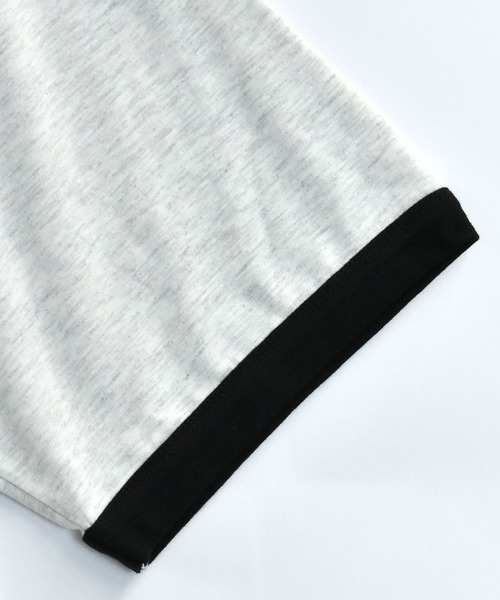 Starting Over（スターティングオーバー）の「raglan sleeve print  T-shirt/オーバーサイズ ラグランスリーブ プリント Tシャツ/リンガー プリント クルーネック 半袖Tシャツ（Tシャツ/カットソー・メンズ・サックスブルー/グレー系その他/ブラック/アッシュグレー/ブラック系その他/ホワイト/ホワイト系その他/ベージュ系その他/ベージュ/ブルー系その他/グレー系その他2/グレー系その他3/ホワイト系その他3/ホワイト系その他2・S/M/L/XL）」の22枚目の写真