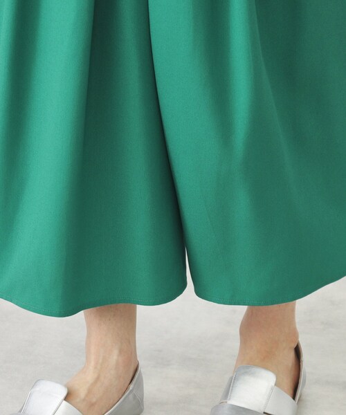 THE SHOP TK (ザ ショップ ティーケー )の「◆【セットアイテム】ブラウス&フレアパンツ/洗濯機OK(ワンピース・レディース・グリーン/ブラック/ナチュラル・12/13)」の6枚目の写真