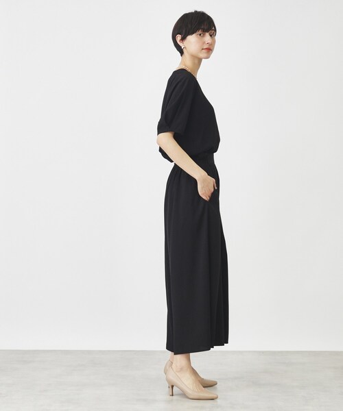 THE SHOP TK (ザ ショップ ティーケー )の「◆【セットアイテム】ブラウス&フレアパンツ/洗濯機OK(ワンピース・レディース・グリーン/ブラック/ナチュラル・12/13)」の8枚目の写真