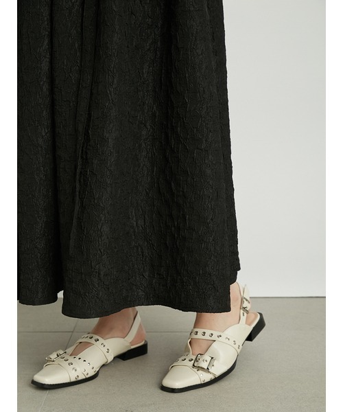 LILY BROWN（リリーブラウン）の「【WEB限定カラー】3WAYバルーンジャガードスカート（スカート・レディース・その他/ブラック/ブルー/ホワイト・0/1）」の17枚目の写真