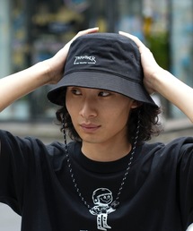 THRASHER（スラッシャー）の「The New Religion Worldwide BUCKET HAT/スラッシャーユニセックスシンプルデザインブランドロゴバケットハット（ハット）」