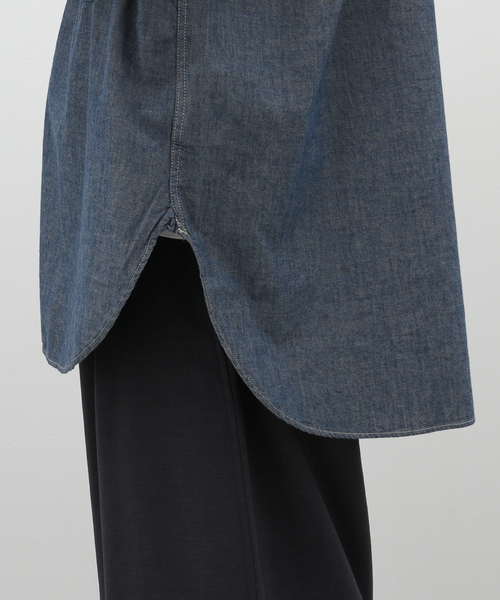JOURNAL STANDARD J.S HOMESTEAD（ジャーナルスタンダードホームステッド）の「【J.S.Homestead】FADE CHAMBRAY M35 SHIRT（シャツ/ブラウス・メンズ・サックスブルー/ブルー系その他・MEDIUM/LARGE）」の14枚目の写真
