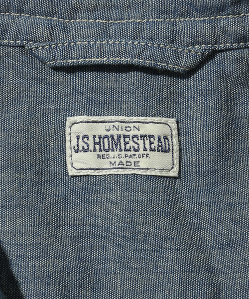 JOURNAL STANDARD J.S HOMESTEAD（ジャーナルスタンダードホームステッド）の「【J.S.Homestead】FADE CHAMBRAY M35 SHIRT（シャツ/ブラウス・メンズ・サックスブルー/ブルー系その他・MEDIUM/LARGE）」の17枚目の写真