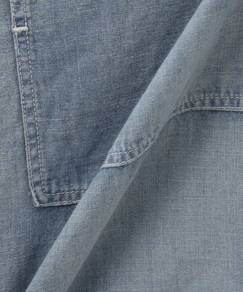 JOURNAL STANDARD J.S HOMESTEAD（ジャーナルスタンダードホームステッド）の「【J.S.Homestead】FADE CHAMBRAY M35 SHIRT（シャツ/ブラウス・メンズ・サックスブルー/ブルー系その他・MEDIUM/LARGE）」の20枚目の写真