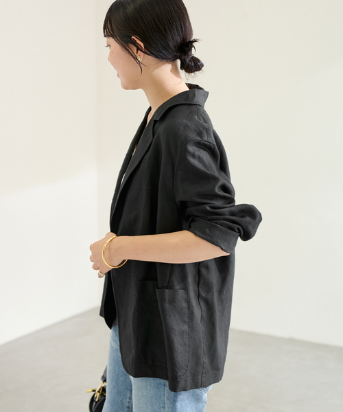 お値下げ！【 美品 】フレームワーク　テーラージャケット 中古・古着通販】FRAMeWORK (フレームワーク) サマーツィード