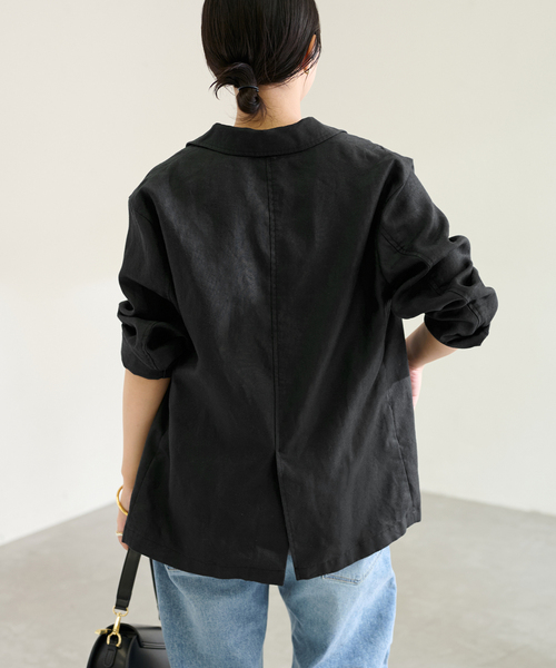 FRAMeWORK ジャケット グレンチェックシングルジャケット（テーラードジャケット