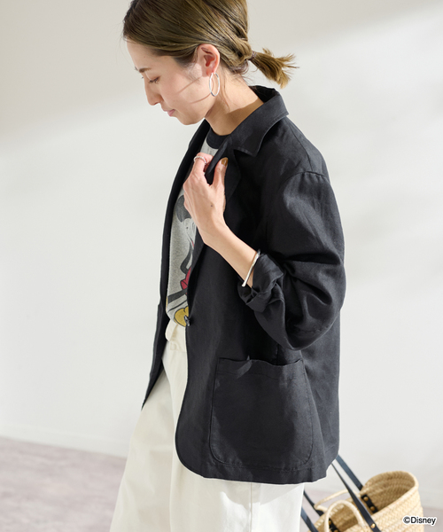 FRAMeWORK 24SS【新品】ラミーオックステーラードジャケット FRAMeWORK 24SS【新品】ラミーオックステーラードジャケット