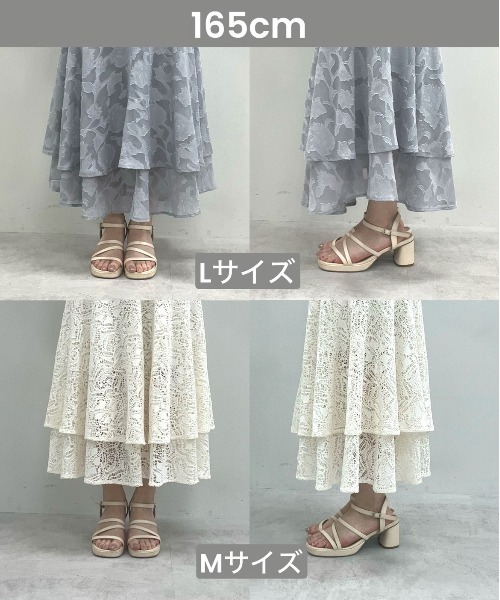 Cherie chuu(シェリーチュウ)の「【Cherie chuu】4wayセットアップ/M,Lサイズ展開(セットアップ・レディース・アイボリー/ホワイト系その他/サックスブルー・MEDIUM/LARGE)」の13枚目の写真