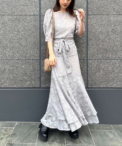 Cherie chuu(シェリーチュウ)の「【Cherie chuu】4wayセットアップ/M,Lサイズ展開(セットアップ・レディース・アイボリー/ホワイト系その他/サックスブルー・MEDIUM/LARGE)」の4枚目の写真