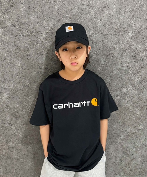 Carhartt（カーハート）の「Carhartt　カーハート　半袖　グラフィック　Tシャツ（Tシャツ/カットソー・キッズ・ベージュ系/ブラック/グレー/オレンジ/ミント/ブルー・L/M/S/XL）」の2枚目の写真