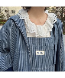 PINK HOUSE（ピンクハウス）の「ロゴ刺繍入りフードブルゾン（ブルゾン