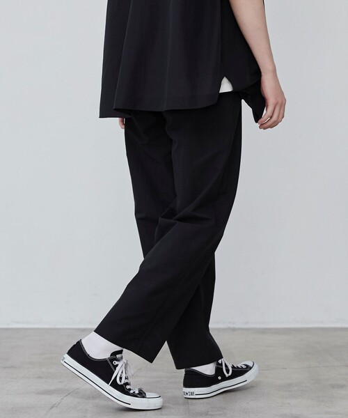 coen（コーエン）の「DotAir（ドットエア）ワイドテーパードパンツ（その他パンツ・メンズ・ブラック/ダークグレー・S/M/L/XL）」の8枚目の写真