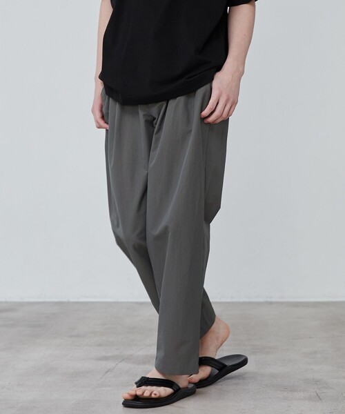coen（コーエン）の「DotAir（ドットエア）ワイドテーパードパンツ（その他パンツ・メンズ・ブラック/ダークグレー・S/M/L/XL）」の10枚目の写真
