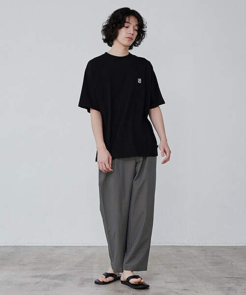 coen（コーエン）の「DotAir（ドットエア）ワイドテーパードパンツ（その他パンツ・メンズ・ブラック/ダークグレー・S/M/L/XL）」の11枚目の写真