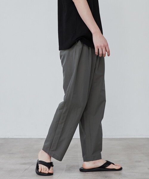coen（コーエン）の「DotAir（ドットエア）ワイドテーパードパンツ（その他パンツ・メンズ・ブラック/ダークグレー・S/M/L/XL）」の12枚目の写真
