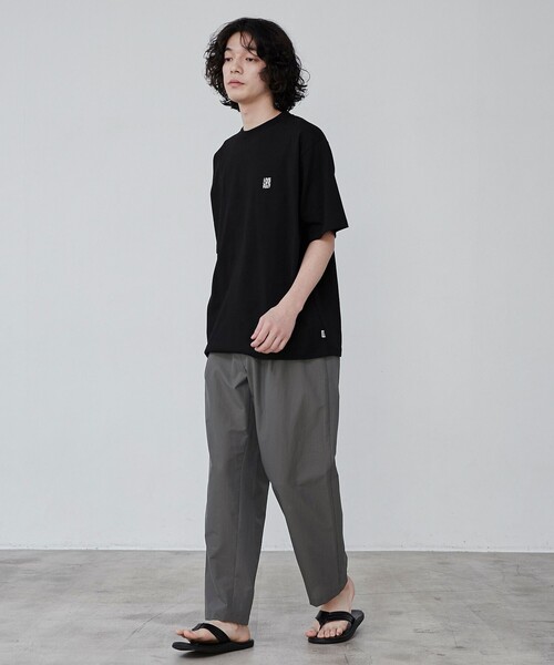 coen（コーエン）の「DotAir（ドットエア）ワイドテーパードパンツ（その他パンツ・メンズ・ブラック/ダークグレー・S/M/L/XL）」の13枚目の写真