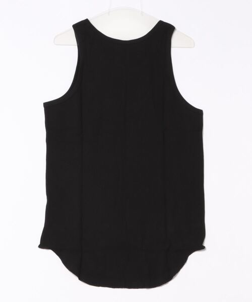 BAYBLO（ベイブロ）の「(BE)ワッフル ラウンドヘム レイヤード ロング タンクトップ（タンクトップ・メンズ・ブラック/オフホワイト/ライトピンク・FREE）」の4枚目の写真
