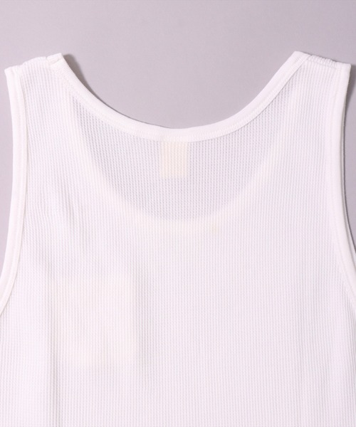 BAYBLO（ベイブロ）の「(BE)ワッフル ラウンドヘム レイヤード ロング タンクトップ（タンクトップ・メンズ・ブラック/オフホワイト/ライトピンク・FREE）」の10枚目の写真