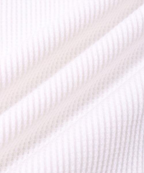 BAYBLO（ベイブロ）の「(BE)ワッフル ラウンドヘム レイヤード ロング タンクトップ（タンクトップ・メンズ・ブラック/オフホワイト/ライトピンク・FREE）」の11枚目の写真