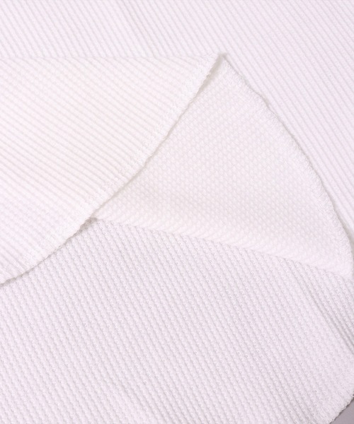 BAYBLO（ベイブロ）の「(BE)ワッフル ラウンドヘム レイヤード ロング タンクトップ（タンクトップ・メンズ・ブラック/オフホワイト/ライトピンク・FREE）」の12枚目の写真