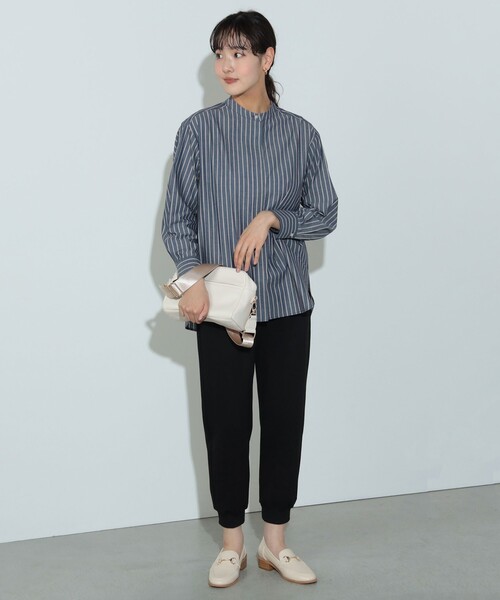 BEAMS HEART(ビームスハート)の「裾リブ イージーパンツ(スラックス・レディース・ブラック/ブラウン系その他/オリーブ・SMALL/MEDIUM)」の13枚目の写真