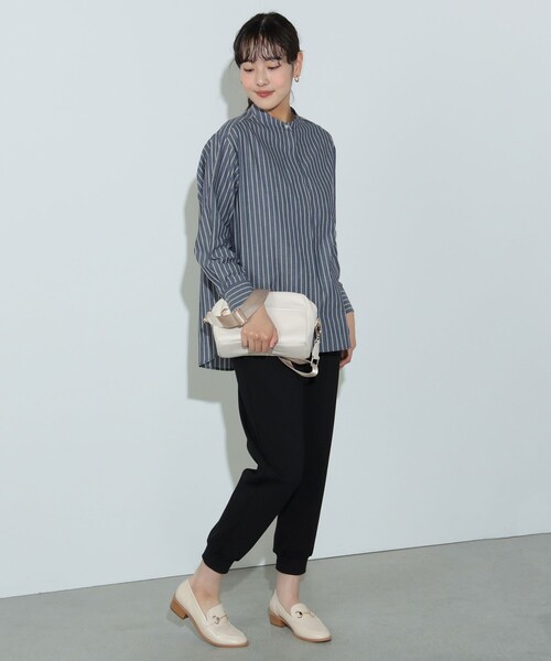 BEAMS HEART(ビームスハート)の「裾リブ イージーパンツ(スラックス・レディース・ブラック/ブラウン系その他/オリーブ・SMALL/MEDIUM)」の14枚目の写真