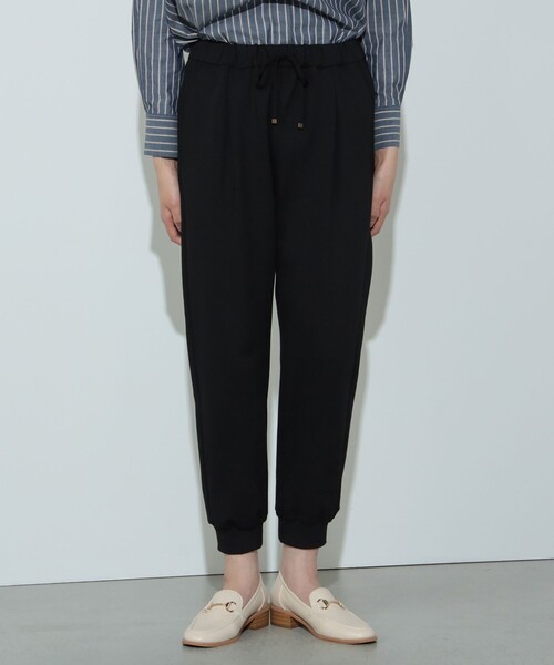 BEAMS HEART(ビームスハート)の「裾リブ イージーパンツ(スラックス・レディース・ブラック/ブラウン系その他/オリーブ・SMALL/MEDIUM)」の5枚目の写真
