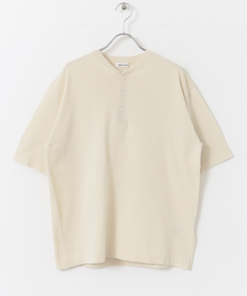 FORK&SPOON（フォークアンドスプーン）の「FORK&SPOON　ヘンリーネックニットTシャツ（ニット/セーター・メンズ・グレー/アイボリー/グリーン系その他・4/5）」の16枚目の写真