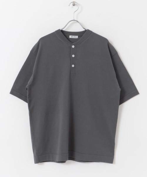 FORK&SPOON（フォークアンドスプーン）の「FORK&SPOON　ヘンリーネックニットTシャツ（ニット/セーター・メンズ・グレー/アイボリー/グリーン系その他・4/5）」の17枚目の写真