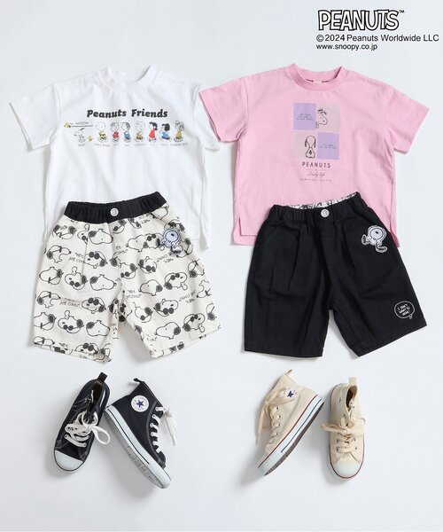 PEANUTS(ピーナッツ)の「PEANUTSタックハーフパンツ(その他パンツ・キッズ・ベージュ/ブラック/アイボリー・130/80/90/110/120/100)」の20枚目の写真