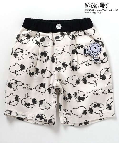 PEANUTS(ピーナッツ)の「PEANUTSタックハーフパンツ(その他パンツ・キッズ・ベージュ/ブラック/アイボリー・130/80/90/110/120/100)」の10枚目の写真