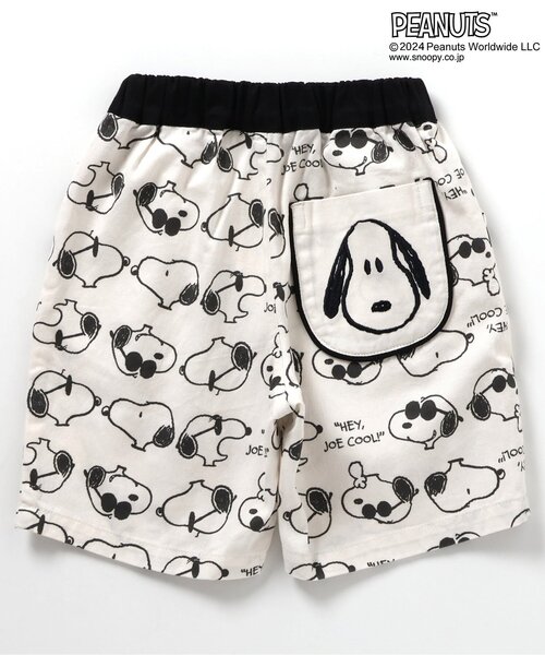PEANUTS(ピーナッツ)の「PEANUTSタックハーフパンツ(その他パンツ・キッズ・ベージュ/ブラック/アイボリー・130/80/90/110/120/100)」の7枚目の写真