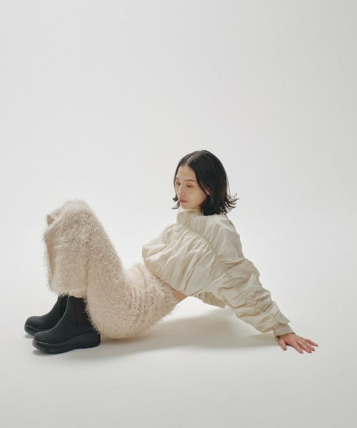 TODAYFUL（トゥデイフル）の「Standcollar Gather Blouse