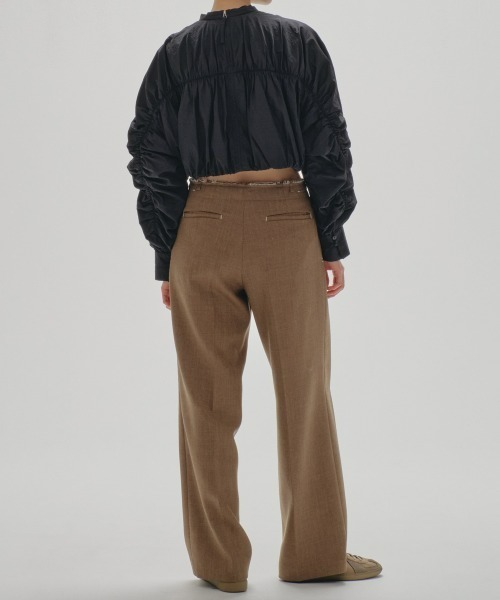 TODAYFUL（トゥデイフル）の「Standcollar Gather Blouse