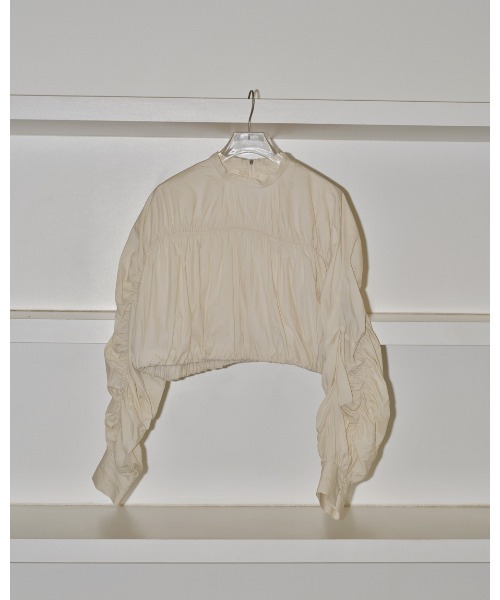 トップス todayful/Standcollar Gather Blouse TODAYFUL（トゥデイフル）の「Standcollar Gather Blouse